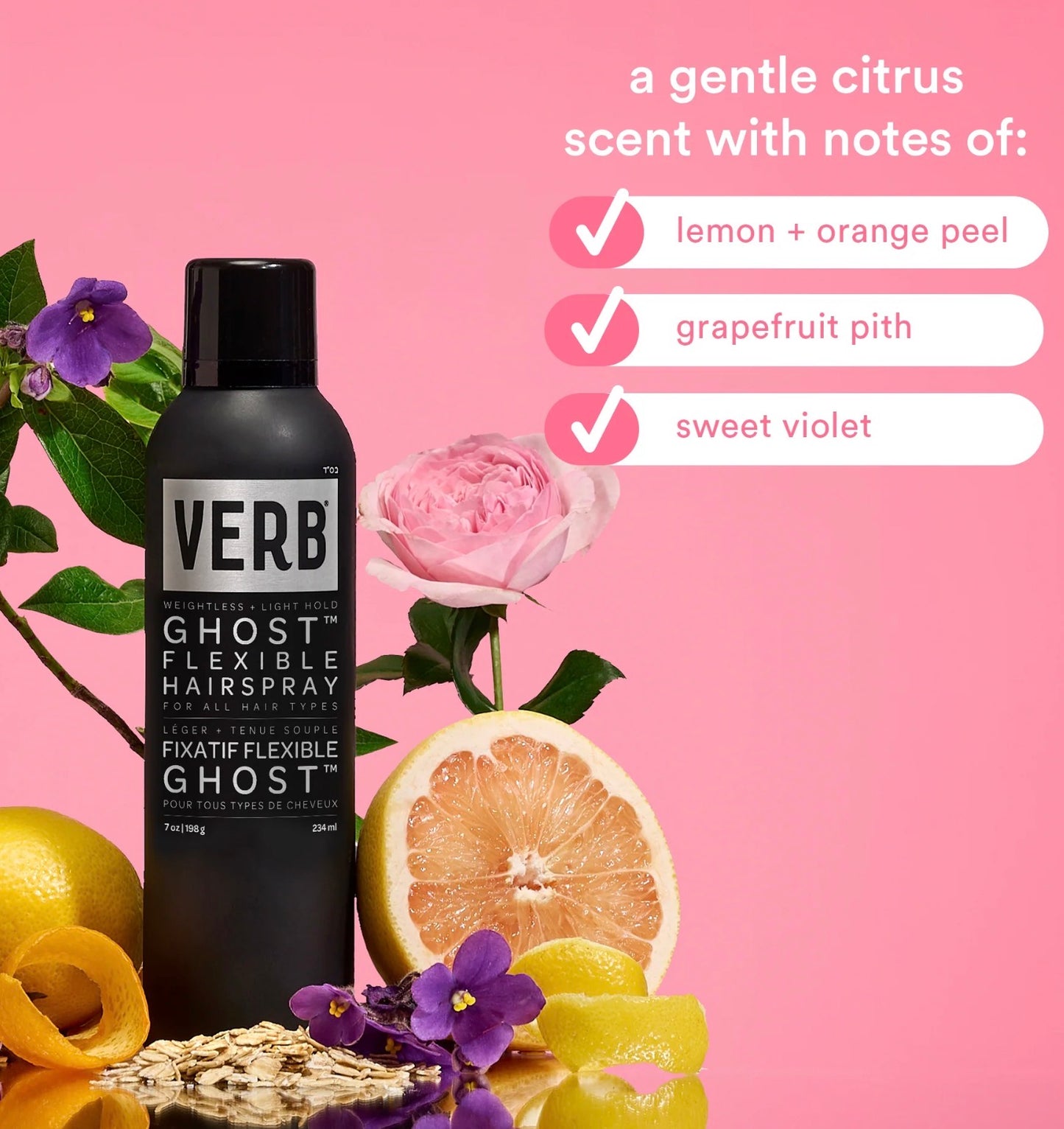 Fixatif Léger Tenue moyenne 230 ml Ghost - Verb