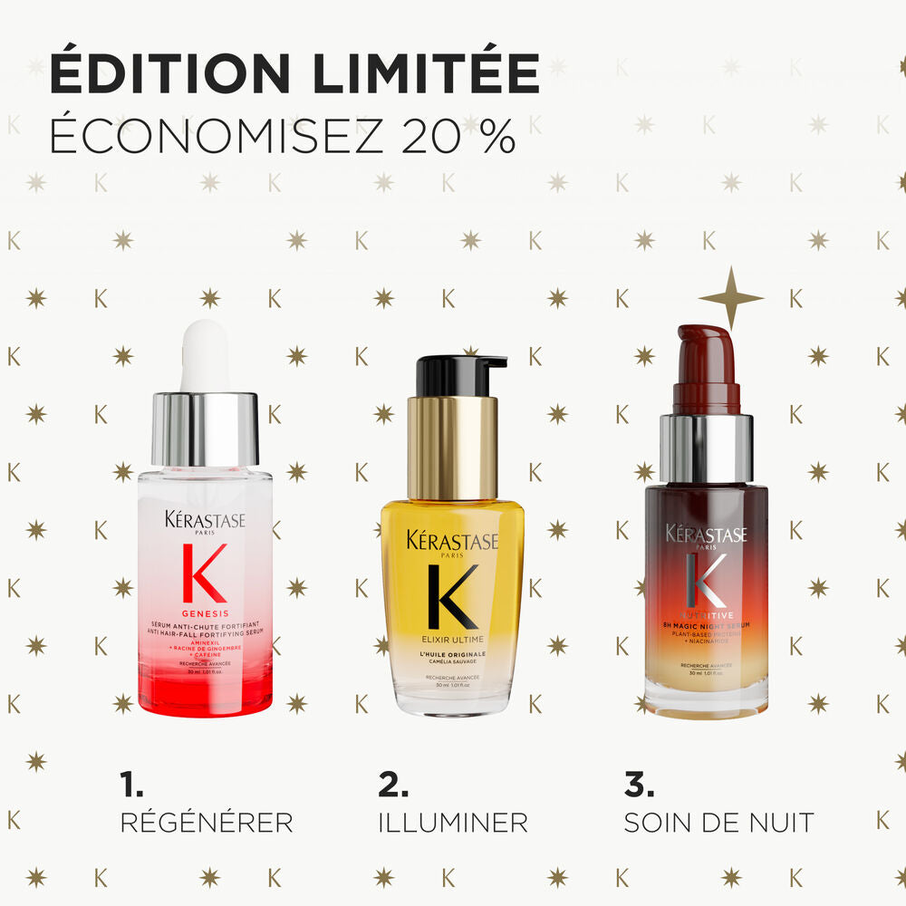 Coffret des fêtes mini trio soins emblématiques - Kérastase
