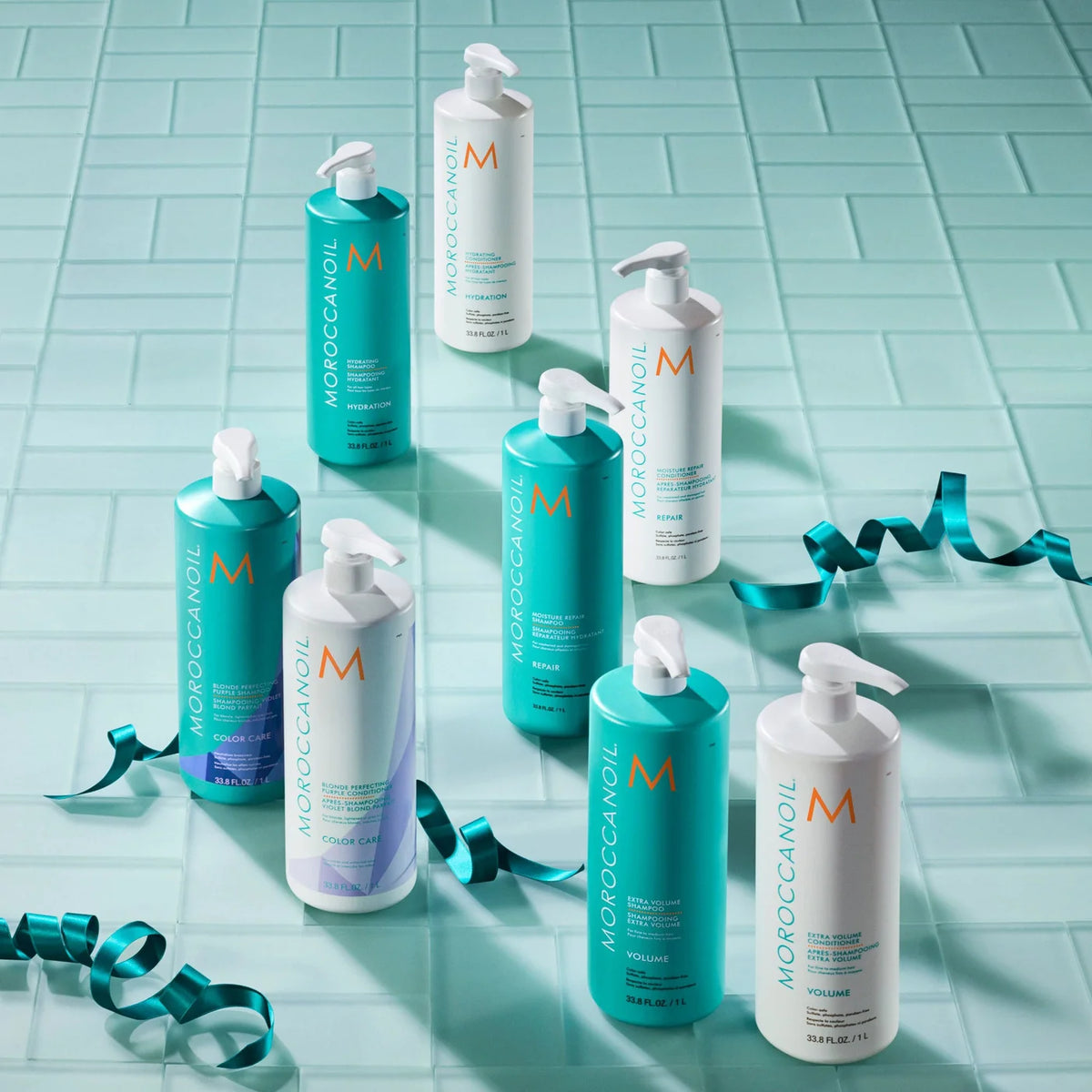 Shampoing Hydratation hydratant pour cheveux secs 1L - Moroccanoil