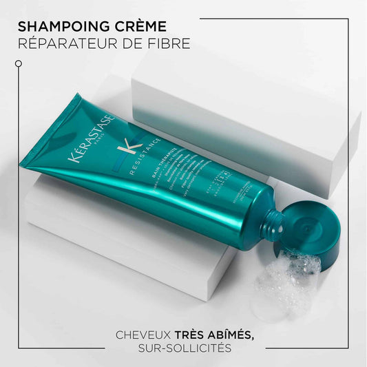 Bain Thérapiste Shampoing pour cheveux très abîmés 250 ml Résistance - Kérastase