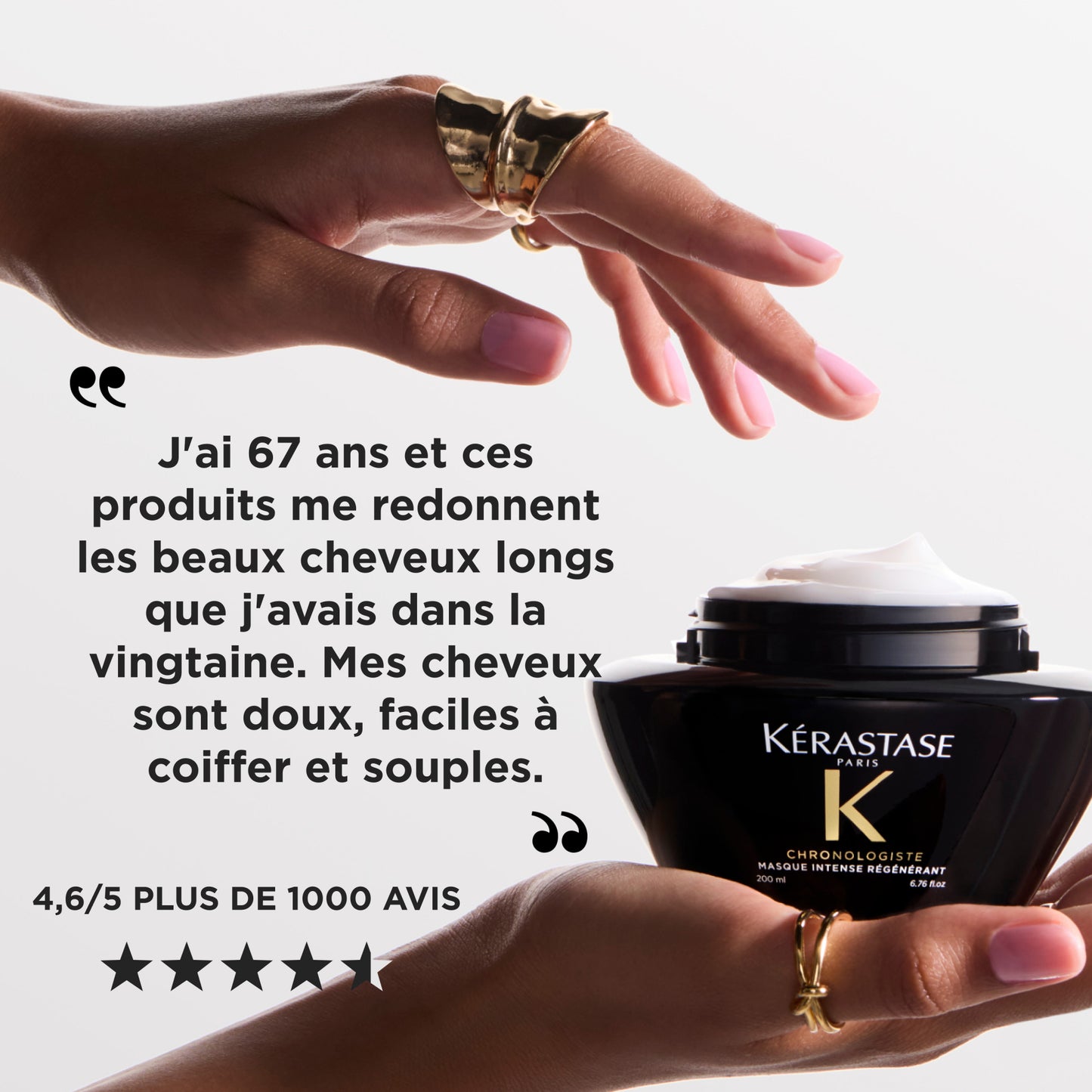 Masque Intense anti-âge Régénérant format voyage 80 ml Chronologiste - Kérastase