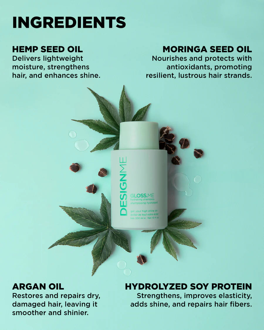 Shampoing Hydratant Gloss.Me 300 ml - Design.Me