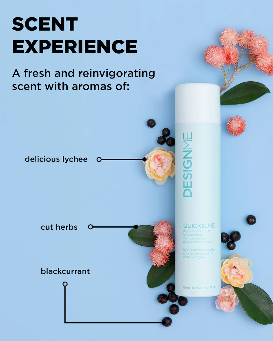 Duo Shampoings Secs Tons Foncés Quickie.Me 339+96 ml - Design.Me