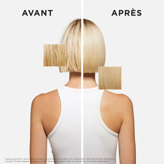Concentré Décalcifiant Ultra-Réparateur pré-shampoing pour cheveux abîmés format voyage 45 ml Première - Kérastase