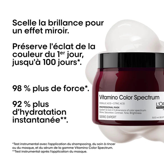 Masque pour Cheveux Colorés 250 ml Vitamino Color Spectrum - L'Oréal Professionnel