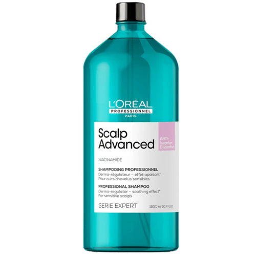 Shampoing Dermo-régulateur Anti-inconfort pour Cuir Chevelu déréglé 1.5 L Scalp Advanced - L'Oréal Professionnel