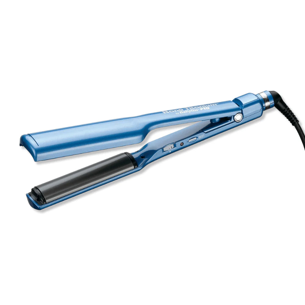 Fer Plat nano-titane plaques courbé "c-style" + - Babyliss Pro