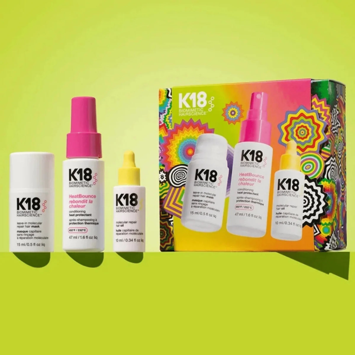 Coffret des fêtes Trio Repair, Protect & Smooth - K18