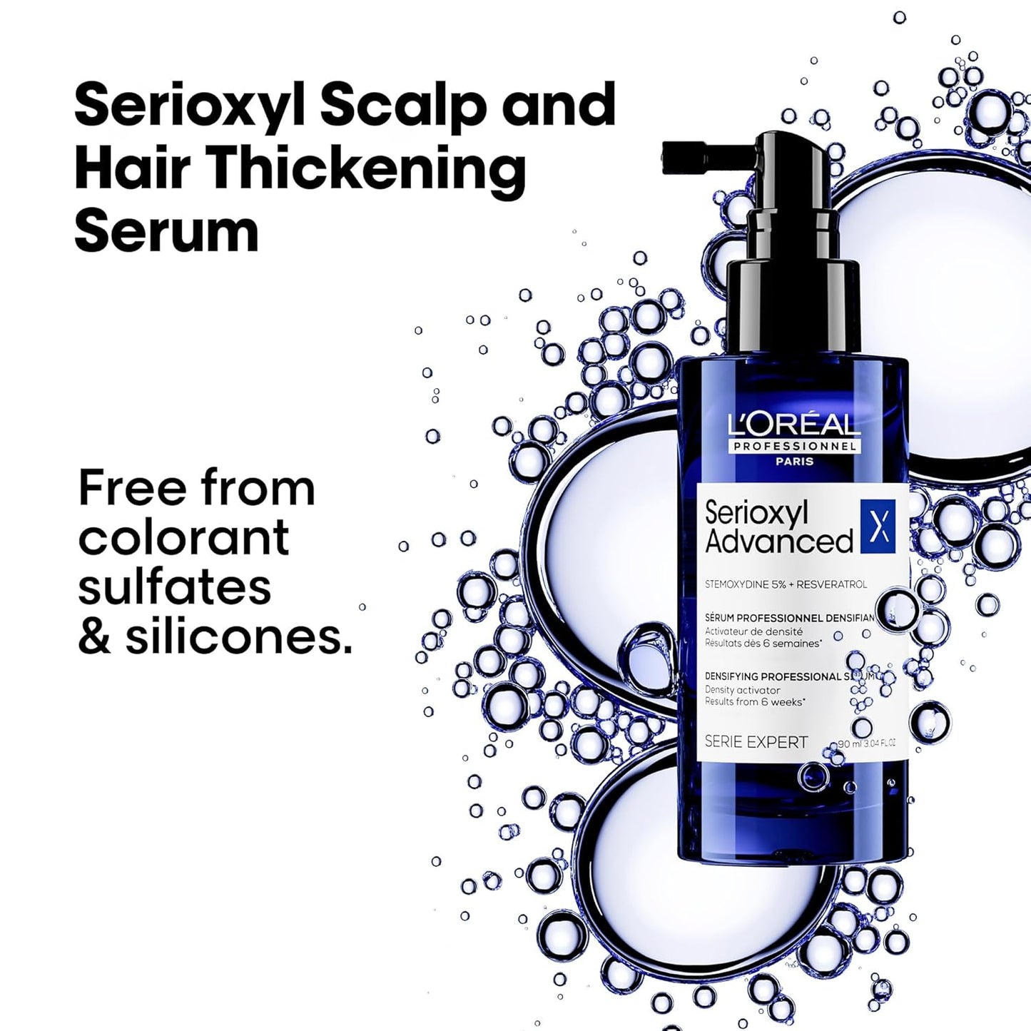 Sérum Professionnel Densifiant Serioxyl Advanced 90 ml - L'Oréal Professionnel