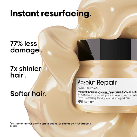 Masque pour cheveux abîmés 500 ml Absolut Repair - L’Oréal professionnel