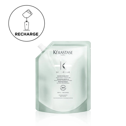 Bain Divalent Shampoo Refill for Oily Scalp 500 ml – Spécifique – Kérastase