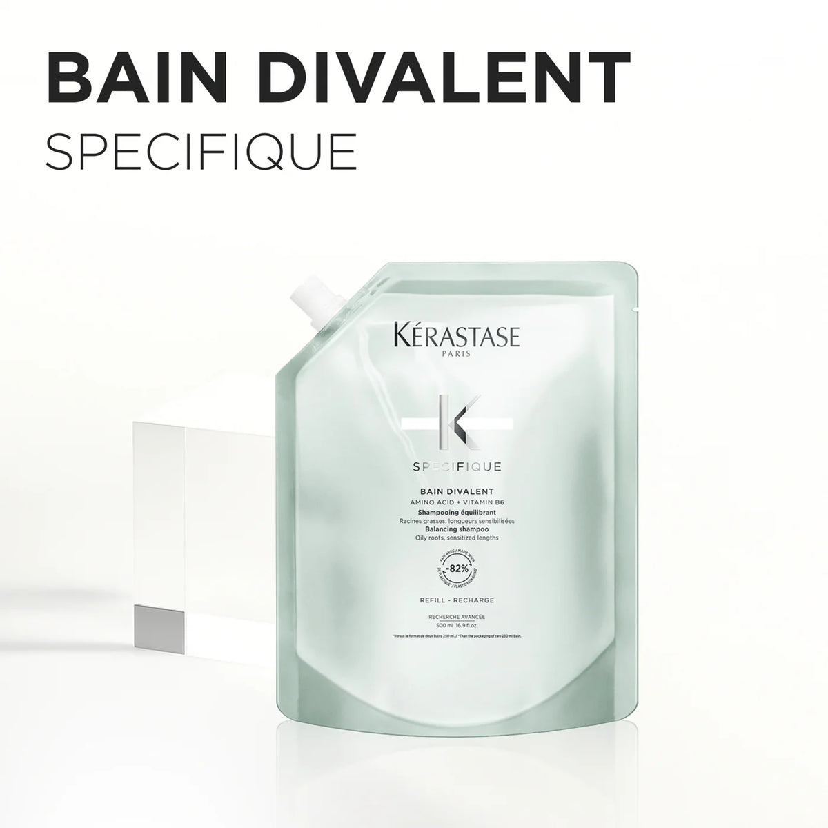 Recharge Bain Divalent Shampoing pour cuir chevelu gras 500 ml Spécifique - Kérastase
