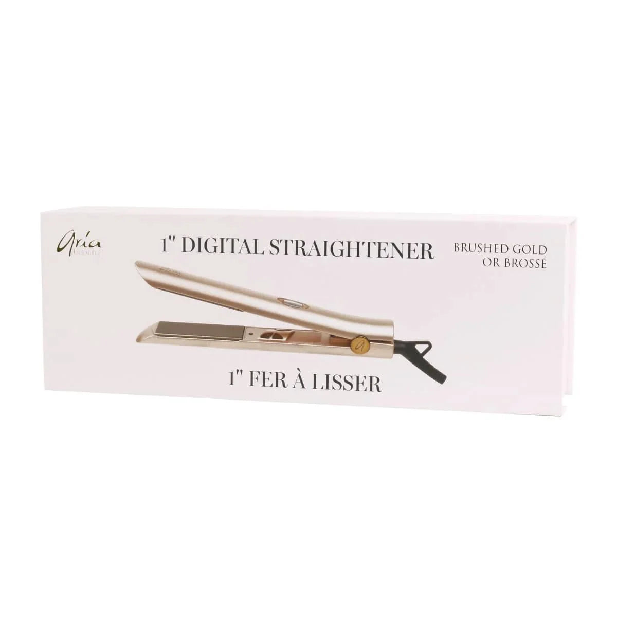 Fer Plat Digital Or Brossé - Aria Beauty
