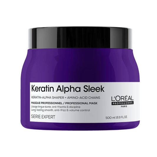 Masque Lissant & Disciplinant 500 ml Kératine Alpha Sleek - L’Oréal Professionnel