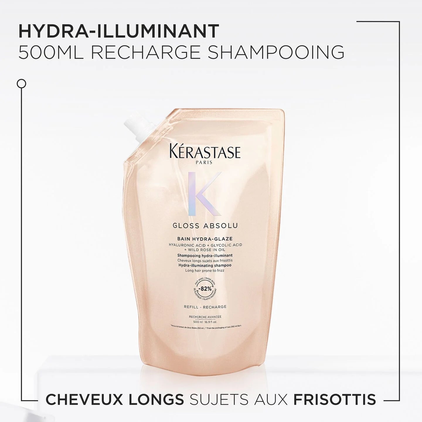 Recharge Bain Hydra-Glaze Gloss Absolu 500 ml - Kérastase