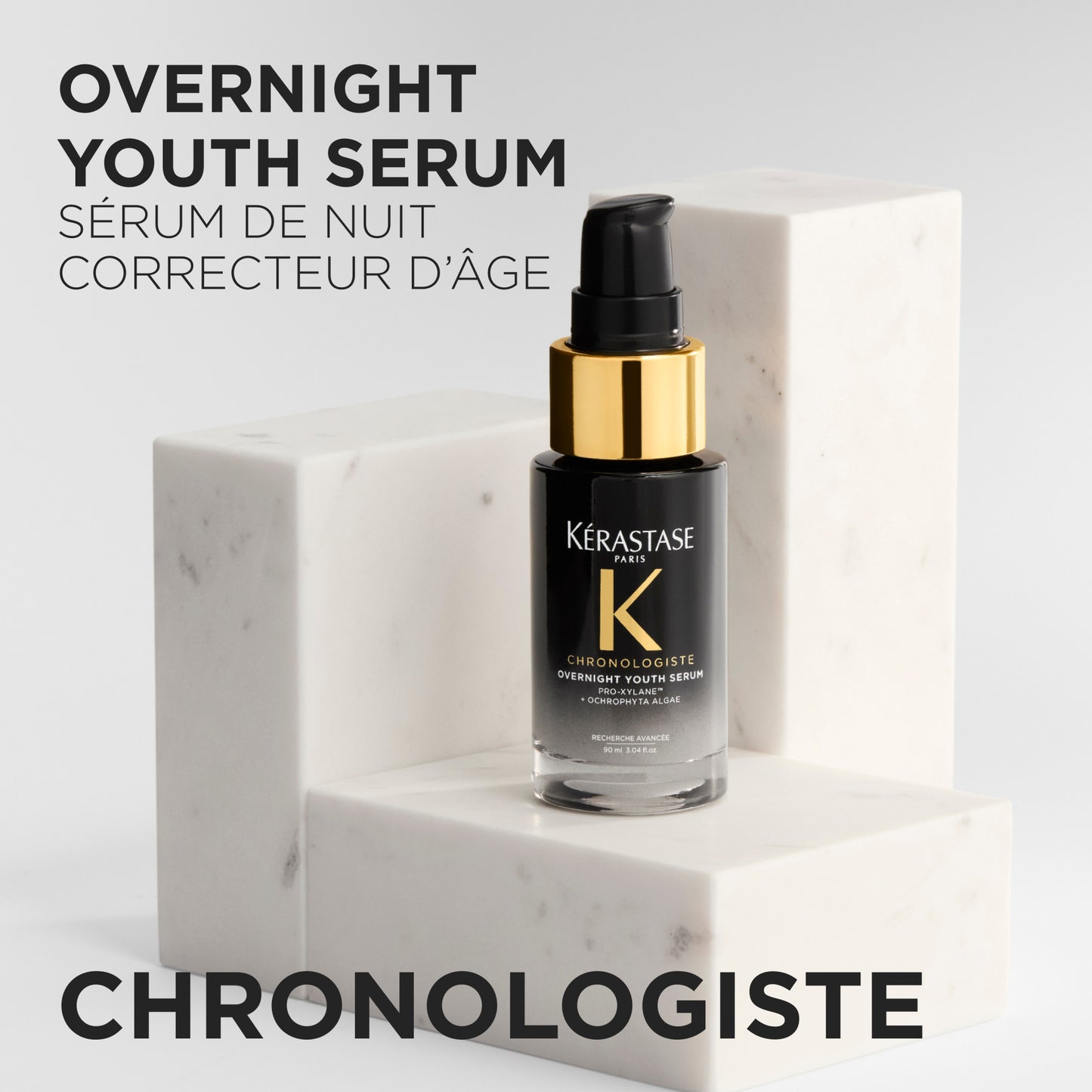 Sérum de nuit Jeunesse Overnight Youth serum format voyage 30 ml Chronologiste - Kérastase