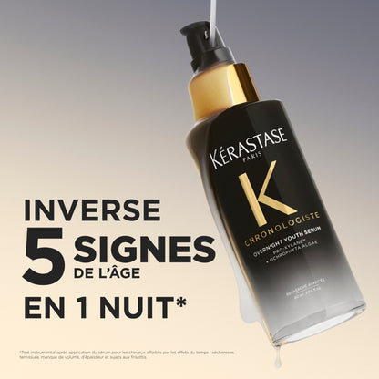 Sérum de nuit Jeunesse Overnight Youth serum format voyage 30 ml Chronologiste - Kérastase