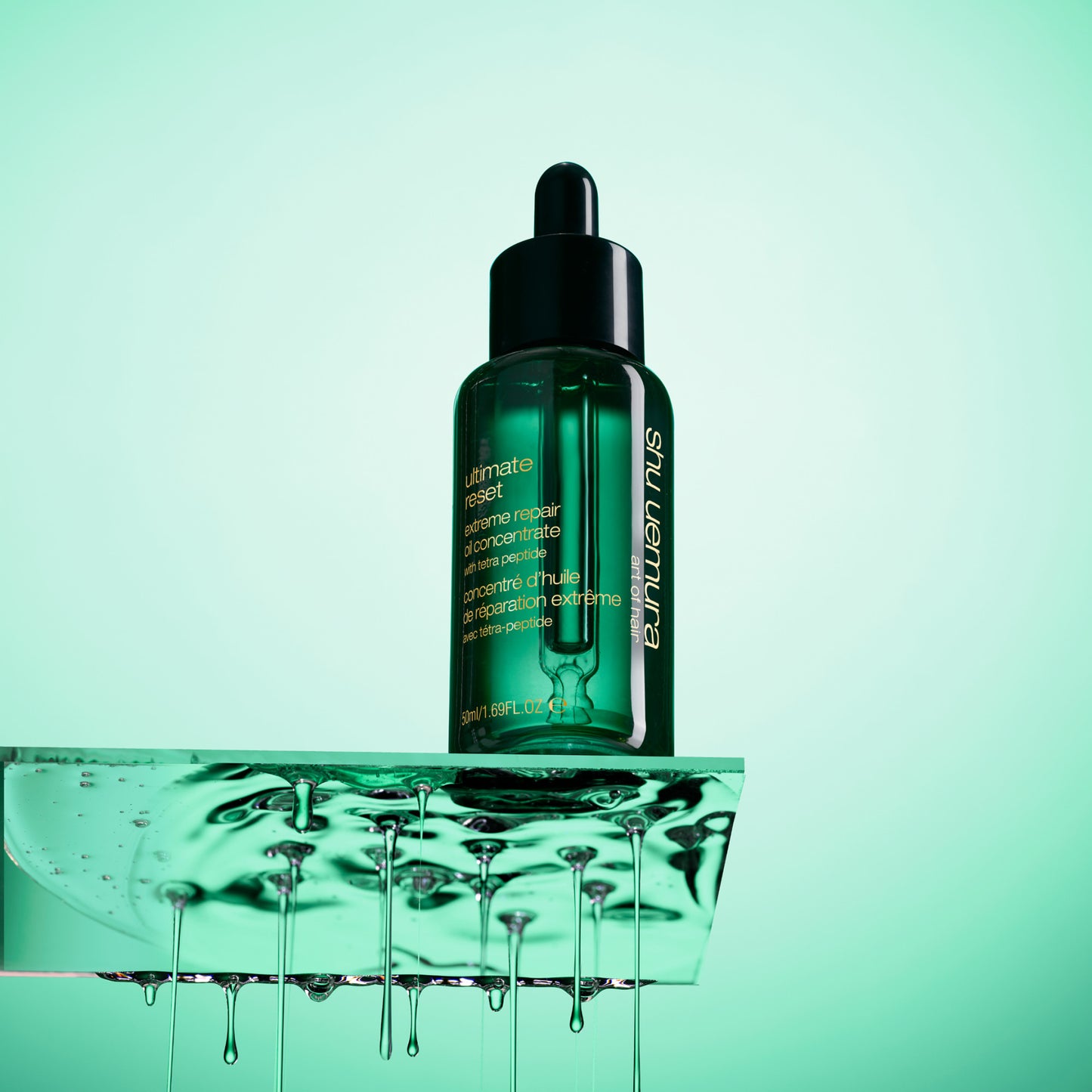 Concentré d'huile de réparation extrême pour cheveux très abîmés 50 ml Ultimate Reset - Shu uemura
