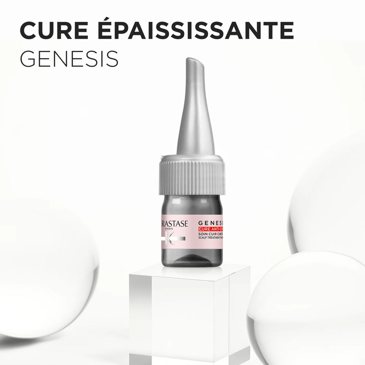 Cure épaississante Anti-chute pour cheveux clairsemés 10x6ml Genesis - Kérastase