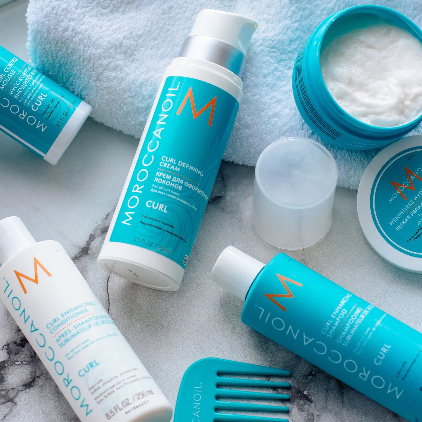 Crème de modelage des boucles 250 ml - Moroccanoil