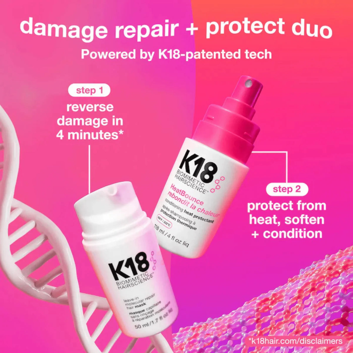 Coffret des fêtes Trio Repair, Protect & Smooth - K18