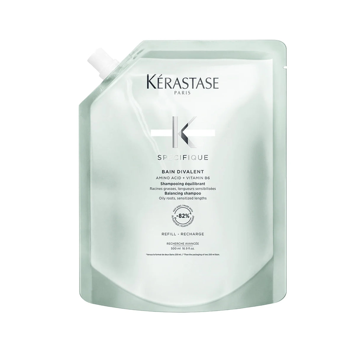 Recharge Bain Divalent Shampoing pour cuir chevelu gras 500 ml Spécifique - Kérastase