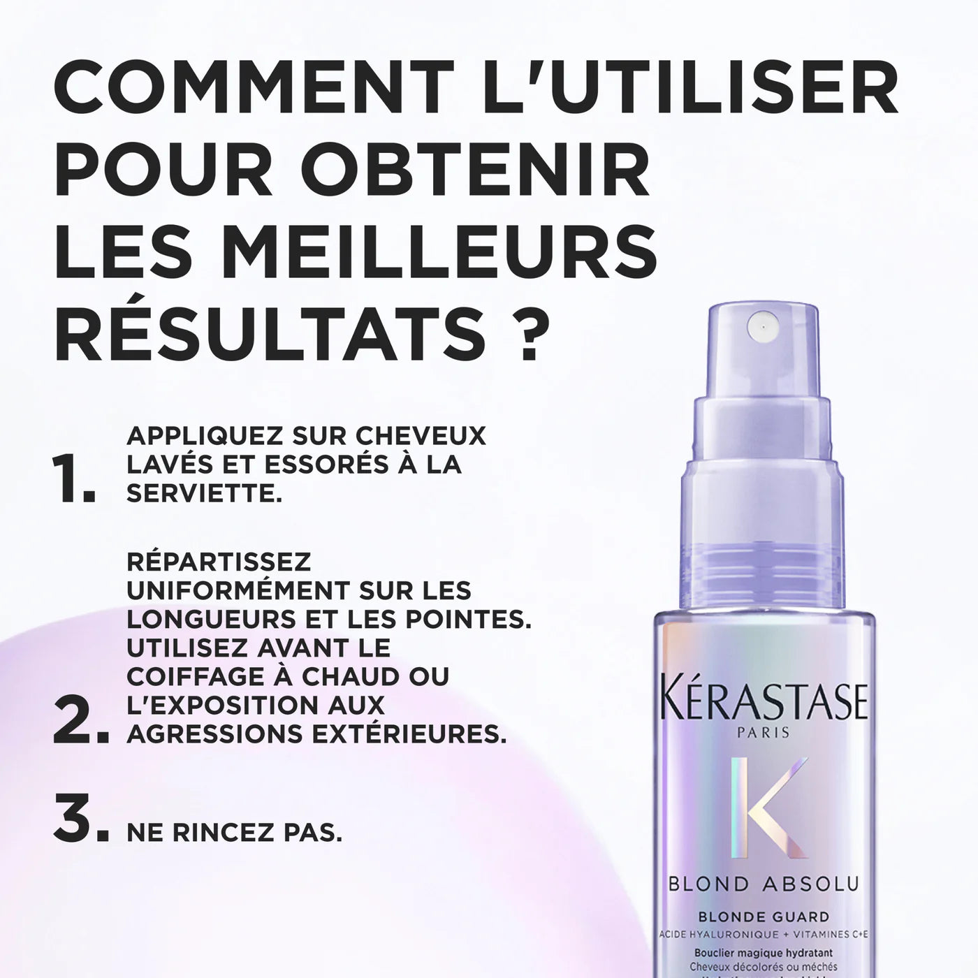 Blond Guard Bouclier Magique hydratant format voyage 45 ml Blond Absolu - Kérastase