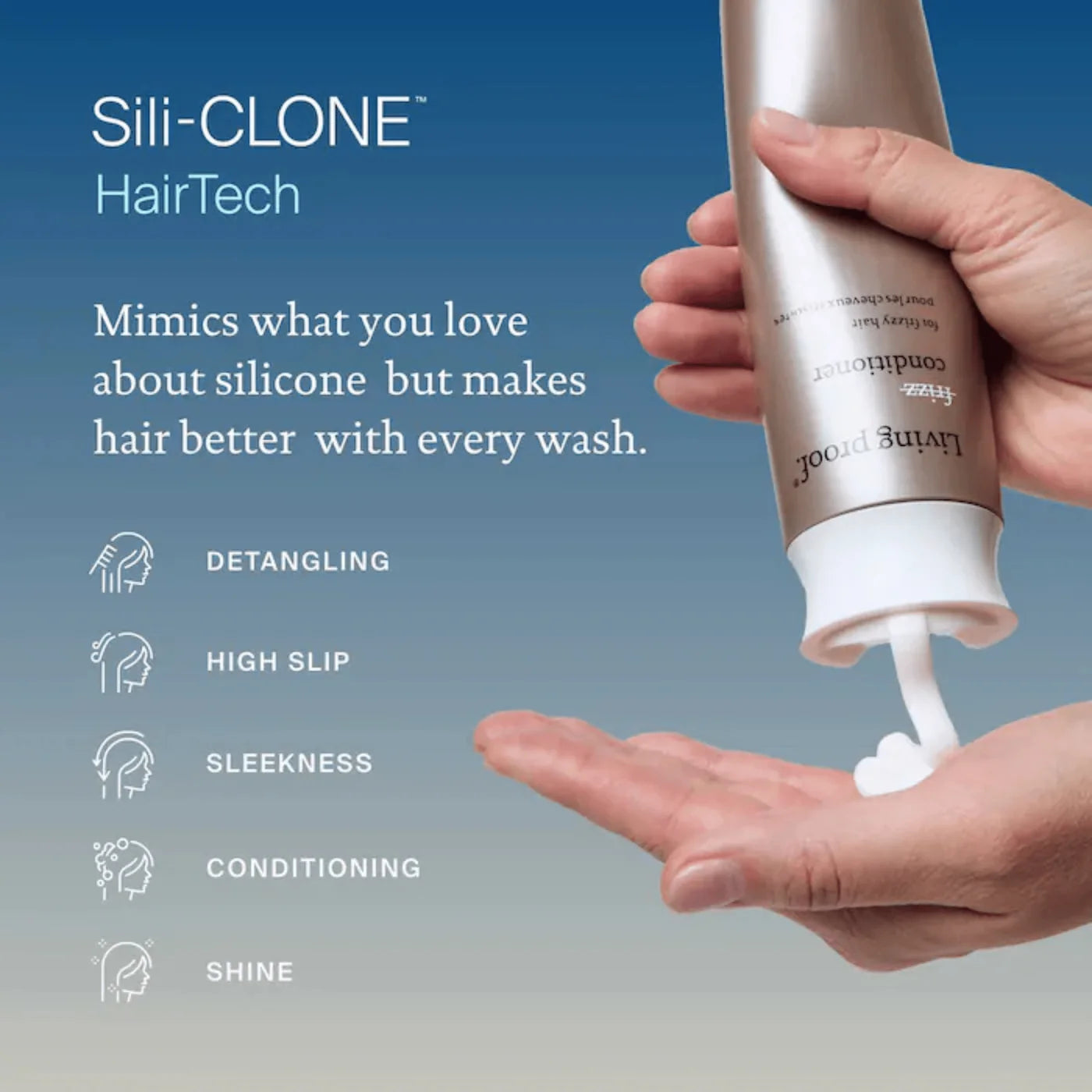 Revitalisant anti-frisottis 1000 ml No Frizz - Living Proof