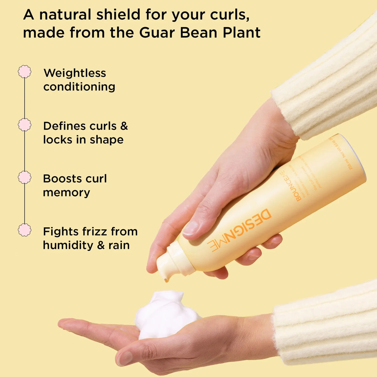 Ornement des fêtes mousse pour les boucles 85 ml Bounce.Me - Design.Me