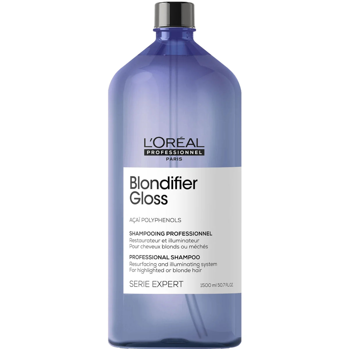 Shampoing illuminateur pour les cheveux blonds 1500 ml Blondifier Gloss - L’Oréal professionnel