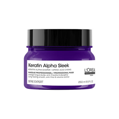 Masque Lissant & Disciplinant 250 ml Kératine Alpha Sleek - L’Oréal Professionnel