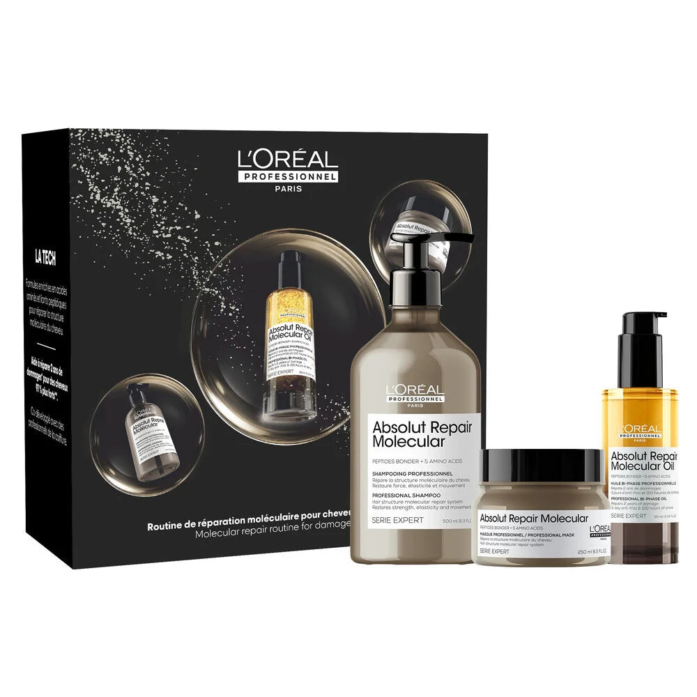 Coffret des fêtes Trio Absolut Repair Molecular - L’Oréal Professionnel