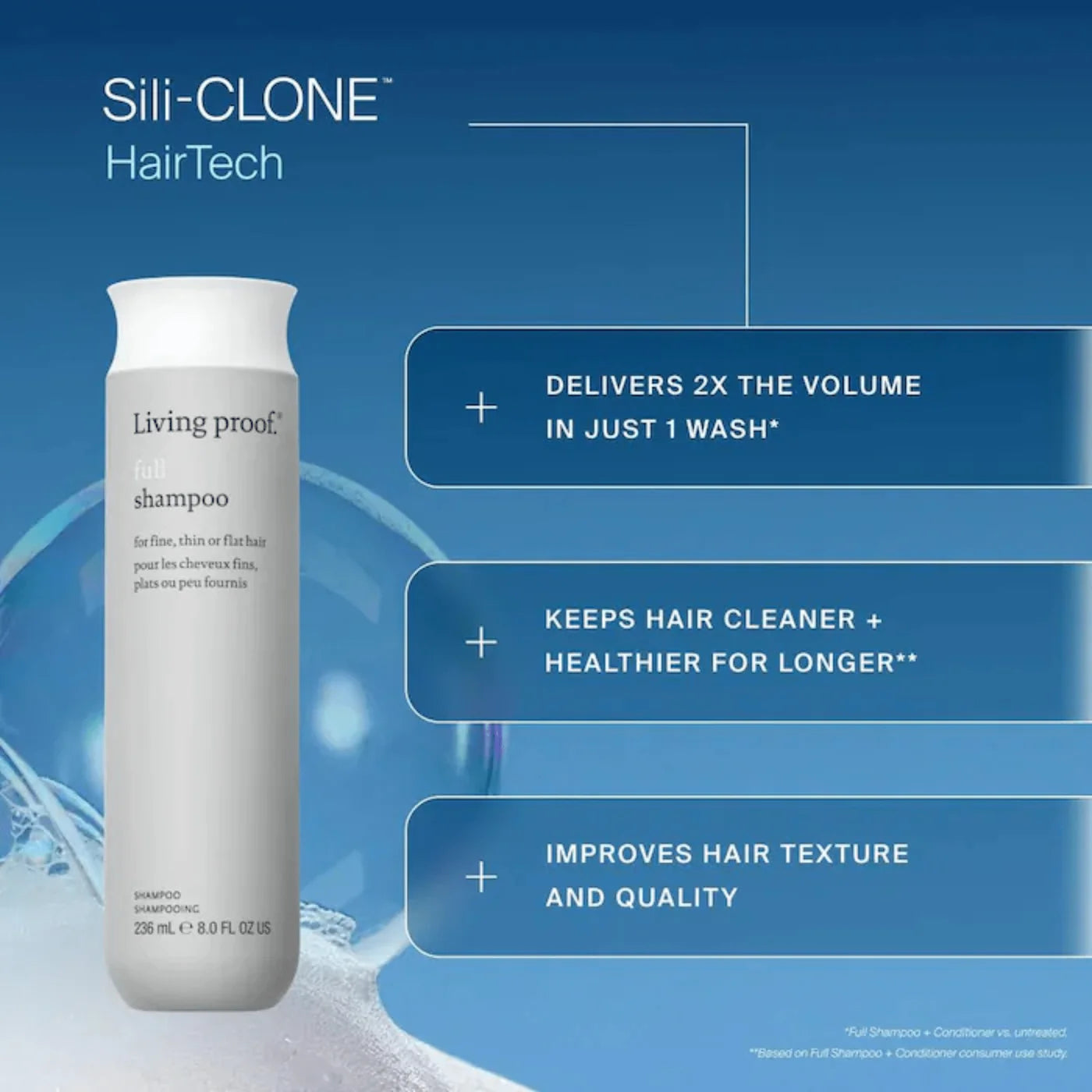 Shampoing pour le volume 1000 ml Full - Living Proof