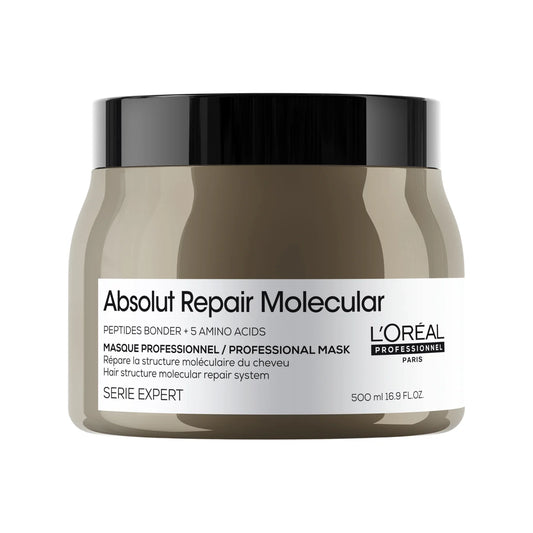 Masque pour cheveux très abîmés 500 ml Absolut Repair Molecular - L’Oréal Professionnel