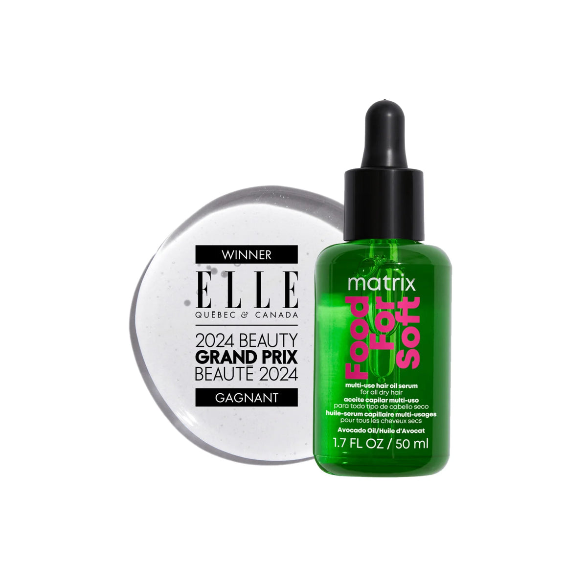 Huile-Sérum capillaire 50 ml Food For Soft - Matrix