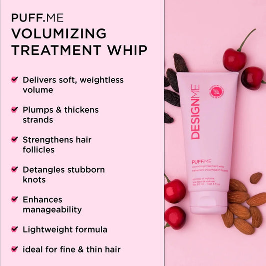 Ornement des fêtes masque pour cheveux fins 90 ml Puff.Me- Design.Me