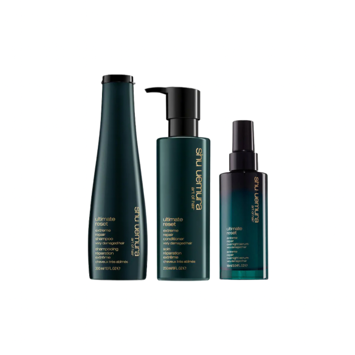 Routine pour Cheveux Très Abîmés, Fins à Moyens Ultimate Reset - Shu Uemura