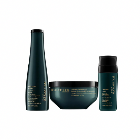 Routine pour Cheveux Très Abîmés Moyens à Épais Ultimate Reset - Shu Uemura