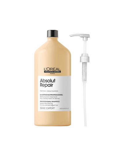 Shampoing pour Cheveux Abîmés 1.5 L Absolut Repair - L'Oréal Professionnel