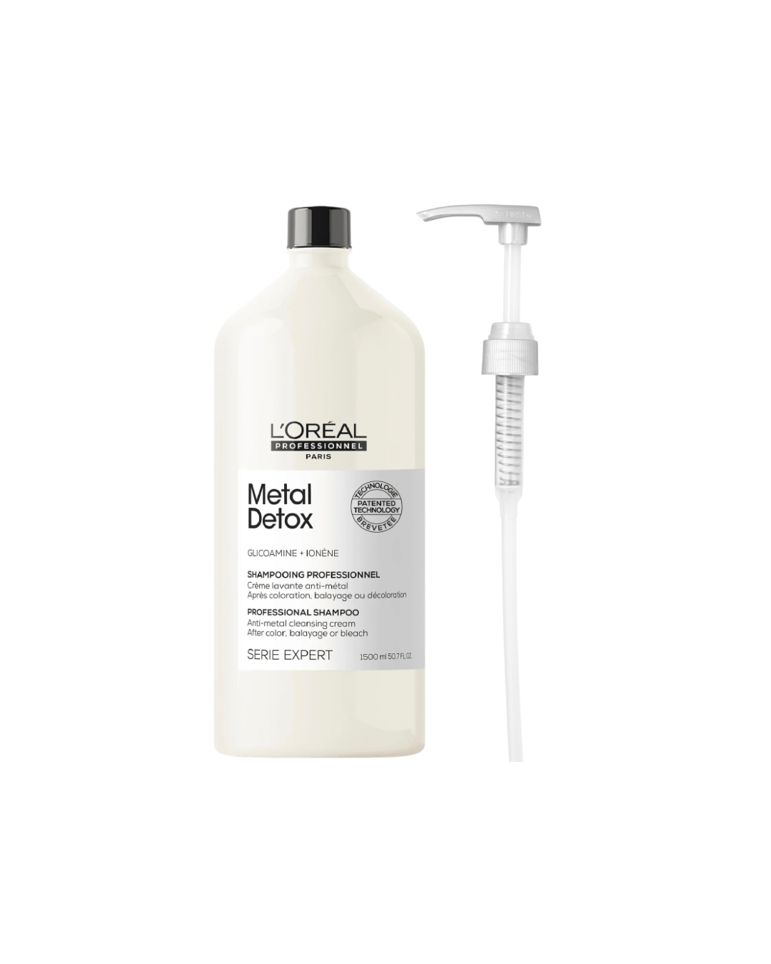 Crème Lavante Shampoing Anti-Métaux 1.5 L Metal Detox - L'Oréal Professionnel