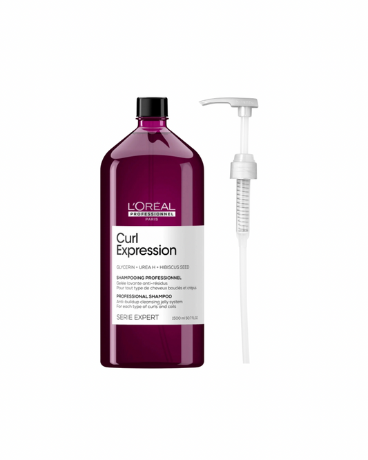 Shampoing en Gelée Nettoyant pour cheveux bouclés, fins 1.5L Curl Expression - L'Oréal Professionnel