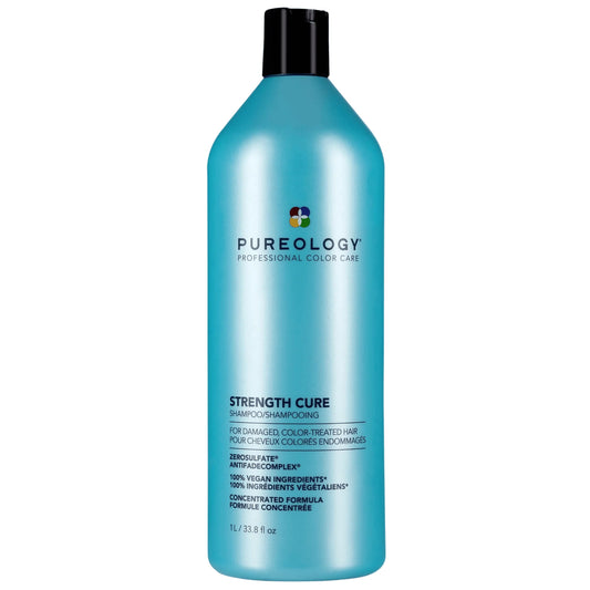 Shampoing pour cheveux abîmés 1L Strength Cure - Pureology