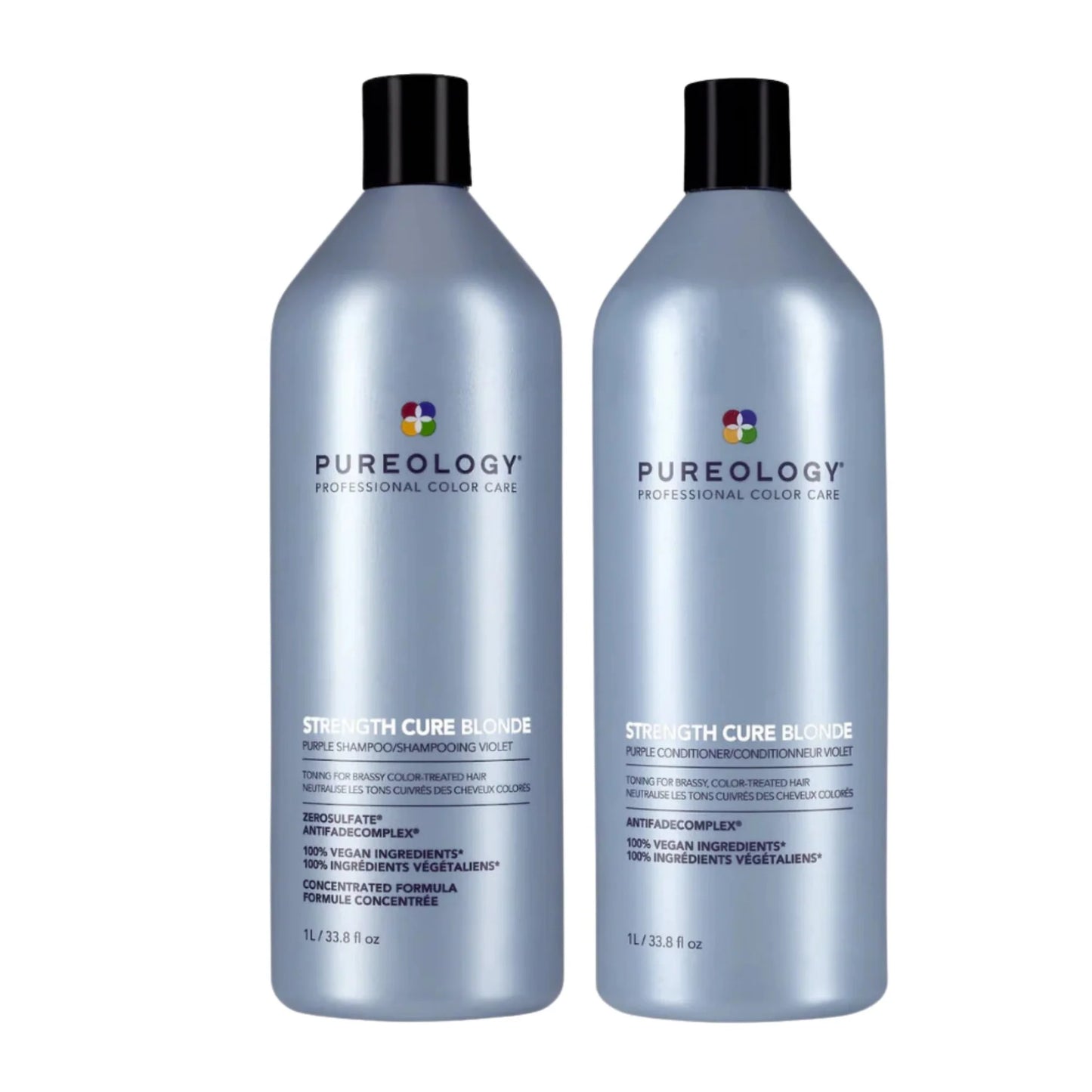 Duo neutralisant pour cheveux blonds Strength Cure Blonde - Pureology