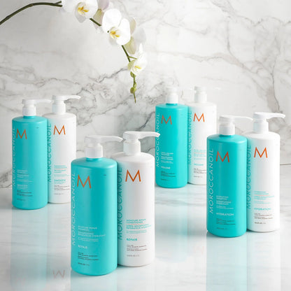 Revitalisant réparateur hydratant pour cheveux abîmés 1L - Moroccanoil