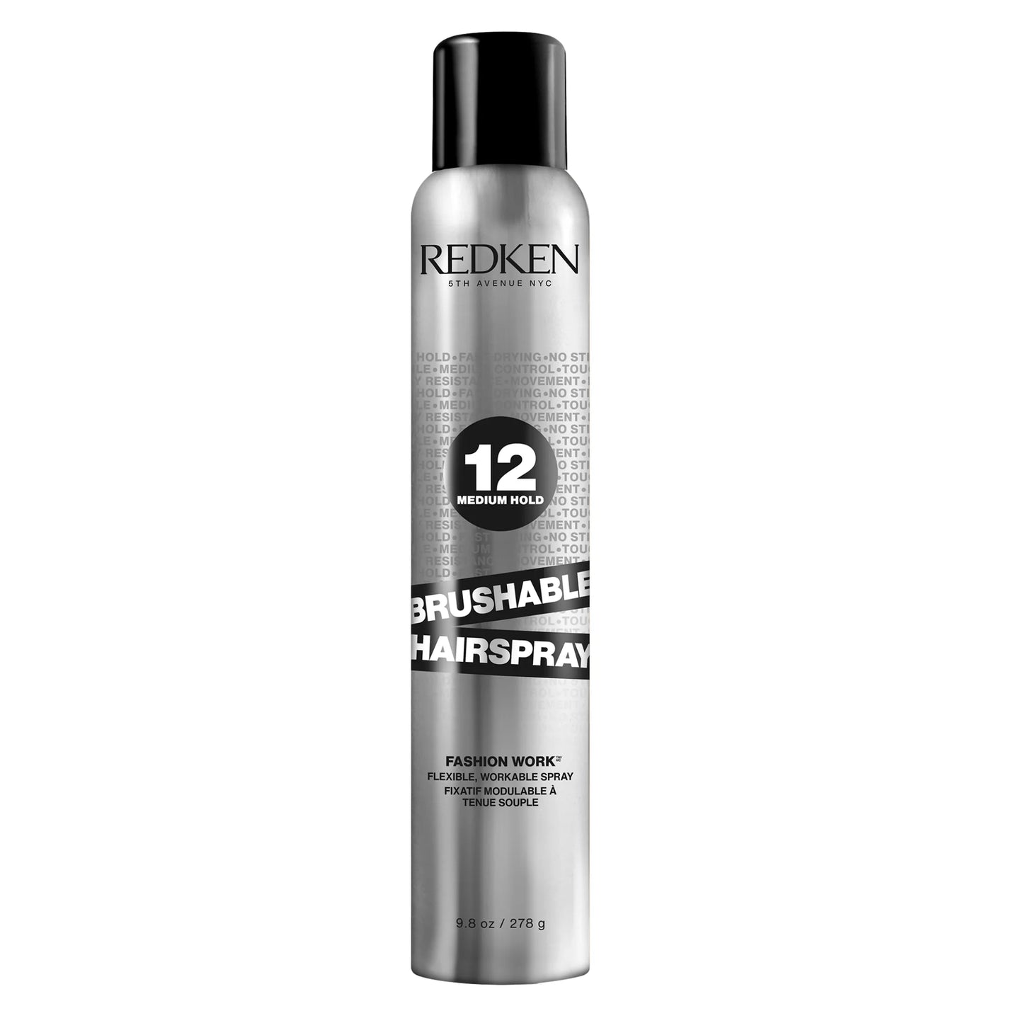Spray de finition, fixatif tenue souple 290 ml 12 Brushable - Redken