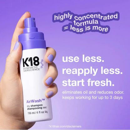 Shampoing sec AirWash 118 ml - K18