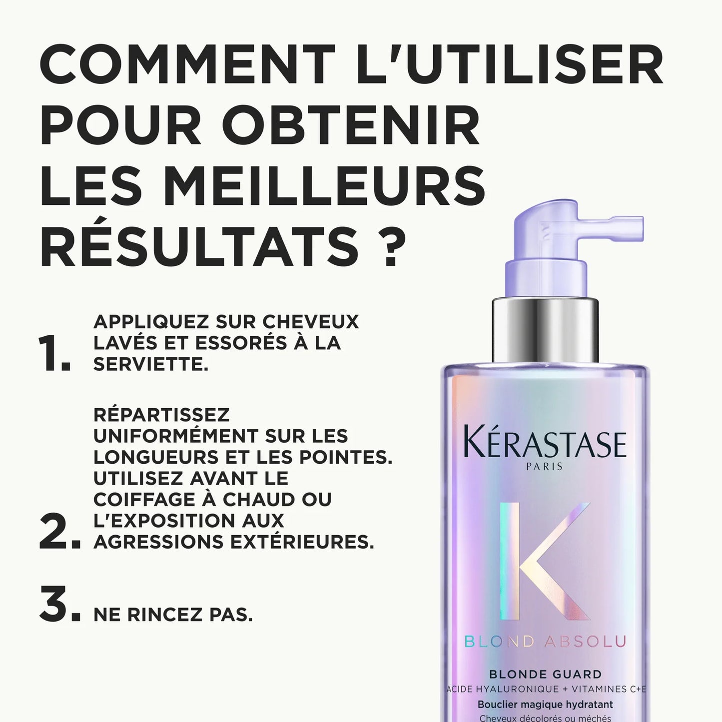 Blond guard Bouclier magique hydratant 190 ml Blond Absolu - Kérastase
