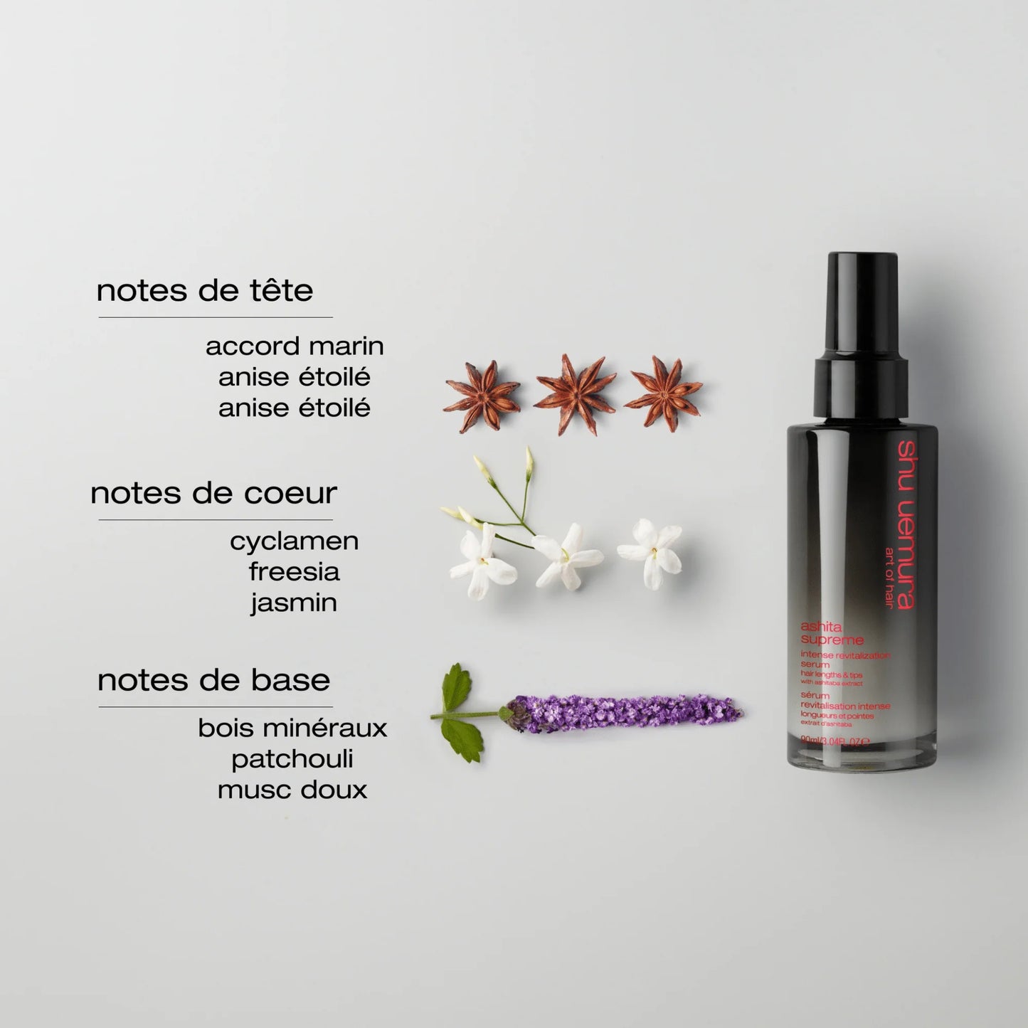 Routine Revitalisation Intense Anti-frisottis & Brillance pour cheveux moyens à épais Ashita suprême - Shu uemura
