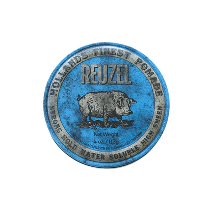Pomade / Pâte bleu tenue forte soluble a l’eau - Reuzel