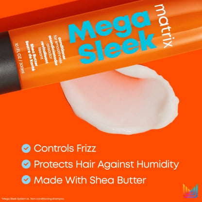 Duo Shampoing & Revitalisant pour cheveux indisciplinés Mega Sleek - Matrix